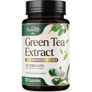 Green Tea Extract 1,000mg-98% Polyphenol and 45% EGCG Capsules Per Serving, Heart Support Antioxidan