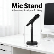 Pemegang Mikrofon Zoom KTV Meeting Karaoke Table Desktop Stand Mikrofon Adjustable