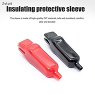 [ZVP] 2Pcs Alligator Clip 20A PVC Sheathed Alligator Clamps DIY Test Leads Crocodile Electrical Clip