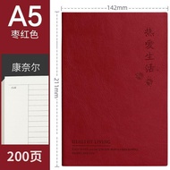 A a4 Blank Thickened Large Notebook Notebook Super Thick Notepad Cornell Soft Surface logo Customize