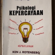 The Psychology of Trust Ken J. Rotenberg 2nd Second Hand Book Jogjat