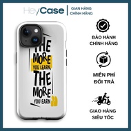 Quote The more you learn the more you earn phone case TPU plastic cover for iPhone