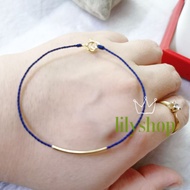 Lucky us10k gold and 71 string jewelry bracelet