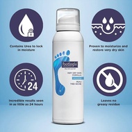 Footlogix Very Dry Skin mousse ฟุตโลจิส มูสบำรุงผิวเท้าแห้งแตก ให้ชุ่มชื้น สีฟ้า blue bottle