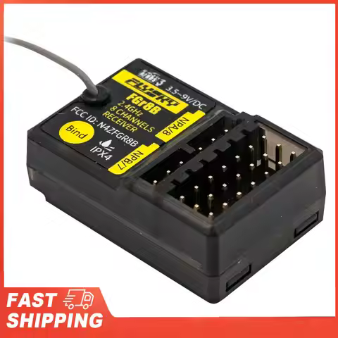 FLYSKY FGR8B PWM/ PPM/ i-bus Output 2.4GHz 8CH Receiver for AFHDS3 Transmitters RF Modules PL18/ NB4