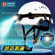 Safety Helmet Waterproof Lighting Construction Site Headlight Will Night Work Light Multi-speed LED 