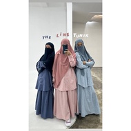 French Khimar Square by Khumaira Syari | French Khimar square ceruty | Instant khimar ceruty french 