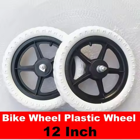 1 Pc 12 Inch Solid Wheel Balance Bike Front Or Rear Plastic PU Tire Children's Balance Bike 27cm Dia