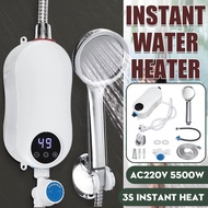 500W Mini Water Heater Electric Tankless Instant Hot Water Heater Under Sink Tap Kitchen Bathroom Shower Water Heater