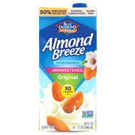 美國BLUE DIAMOND無糖原味杏仁樂 946ml#0054130 Almond Breeze Unsweetened (Original) #新舊包裝隨機發貨