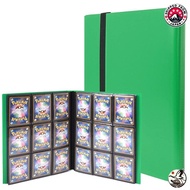 [888 from Japan] my&G card file for storing 360 trading cards in 9 pockets with fixed band (Green).
