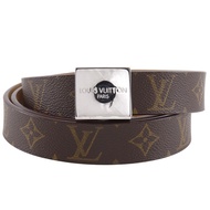 路易威登LOUIS VUITTON Ceinture Carre Belt M6801 Monogram Canvas Brown LB1021 男士 [二手]