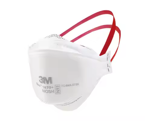 3M Aura 1870+ Respirator N95 foldable fish Mask Anti Foaming Spray Industrial Dust Haze PM2.5 Breath