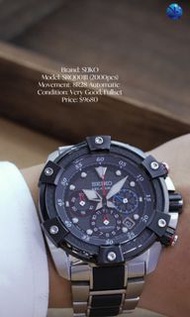 🌊SEIKO 特色航海系列Velatira限量版 ✅- SRQ001J1🔥
二手中古 SEIKO 精工 Velatura Limited Edition SRQ001J1
-全球限量2000本
-不鏽