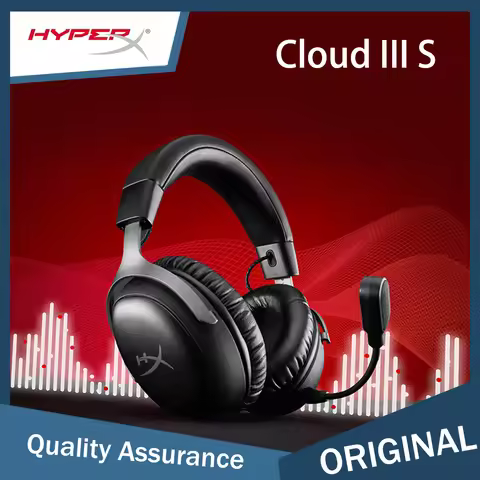 HyperX Cloud III S Wireless Gaming Headset 2.4GHz Bluetooth Battery Life up to 120 Hours 2.4GHz/200 