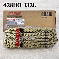 Motorcycle A 415-132 428-132 O-ring Gold Chain 415H 132L Heavy Duty O-Ring Yamaha Chain Sprocket