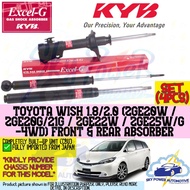 TOYOTA WISH 1.8/2.0 (ZGE20W/ZGE20/21G) (ZGE22W/ZGE25W/G-4WD) KAYABA (KYB) EXCEL-G GAS SHOCK ABSORBER