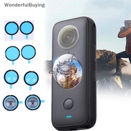 【FOSG】 1Set Lens Protector For Insta360 One X2 Sticky Lens Guards For Insta 360 One X3 Anti-scratch Camera Cover Protective Accessories Hot