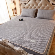 Latex Mattress Cover Cadar Three-piece Set Ice Silk Cool Mat Single Queen King Size