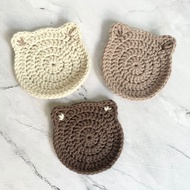Bear Coaster Bear Knitted Coaster Coaster Set