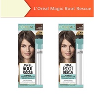 [Bundle of 2] L'Oreal Magic Root Rescue 10 Minute Root Coloring Kit Root Touch Up #4 Dark Brown