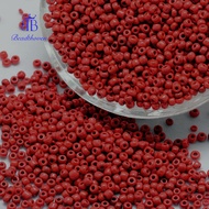 1pound 6/0 Glass Seed Beads Grade A Round Opaque Colours Red 3.6-4.0mm Hole: 1.2mm 5000pcs/pound
