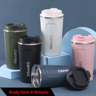 510ML Double Stainless Steel Coffee Mug Car Thermos Mug Leak Proof Travel Thermos Cup Flask coffee c
