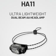 100% NITECORE HA11 240 Lumens replace AA Battery At The Same Time USB-C Direct Charge Hyb Headlamp