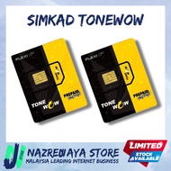 SIMKAD TONEWOW + FREE 20GB DATA 5G