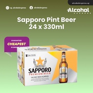 Sapporo Pint Beer 24 x 330ml