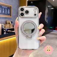 Luxury Glitter Mirror Stand Phone Case For Vivo Y39 Y38 Y37 Y36 Y35 Y33S Y33T Y31D Y30i Y29S Y29T Y2