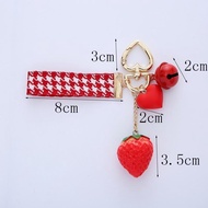 Strawberry RED BELL ( Bag Charms ) cute bag charms for women keychain bag accessories
