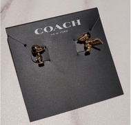 Coach X Peanuts Snoopy stud earrings set 耳環一對 可單買一隻