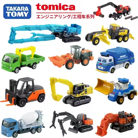 Takara Tomy Tomica 1/64 Engineering Construction Transportation Truck Car Diecast Alloy Model Kids X