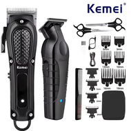 ส่งเร็วภายใน 24 ชม Kemei KM-1071 KM-2299 Mens Professional Hair Clipper Cordless Hair Clipper Mens B