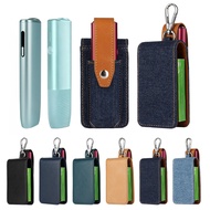 Fashion Denim Leather Fabric Flip For IQO ILUMA I ONE Bag Case Holder With Portable Protective Bag F