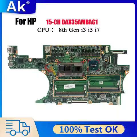 DAX35AMBAG1 Laptop Motherboard For HP Spectre 15-CH With i7 CPU DDR4 L15574-601 L15574-001 100% Full