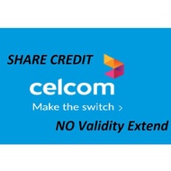 Celcom share top up credit