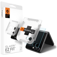 SPIGEN 2 Pack ฟิล์มกระจกสำหรับ Galaxy Z Flip 7 [Glas.tR EZ Fit] Less Time Guaranteed Alignment / ฟิล