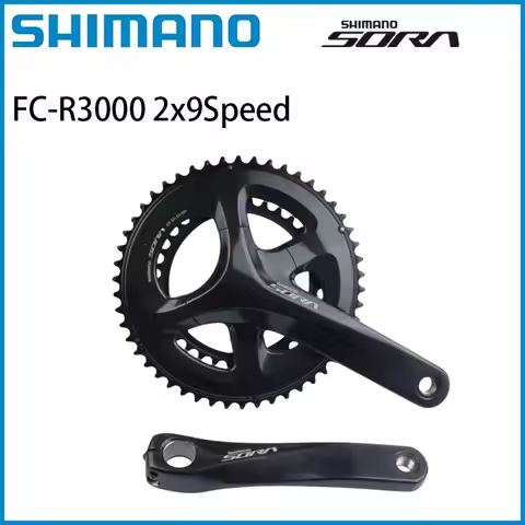 SHIMANO SORA FC R3000 2x9Speed Road Crankset 165MM 170MM 175MM 50-34T Road Bicycles SHIMANO SORA R30