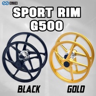 ENEKI G500 CUSTOM HUB SPORT RIM CUSTOM RIM 5 BATANG 1.4/1.4x17 Y15ZR Y16ZR BLACK / GOLD