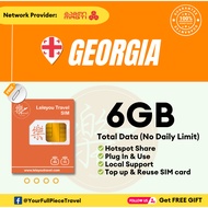 Leletravel【Georgia】【4/5/6/7/8 Days】【格鲁吉亚上网卡】【Arabian Peninsula】【4G High Speed Data】4G Travel Prepaid
