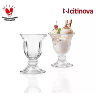 Ice Cream Glasses Gelato Glasses Contents 6 pcs Cafe Glasses Tall Drinking Glasses Juice Glasses Mil