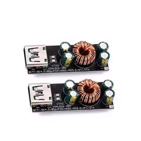 QC4.0 QC3.0 USB Type-C Mobile Phone Quick Charge Adapter 6 -35V Step Down Buck Boost Module for SCP/