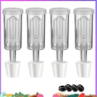 Fermentation Lids Airlock Kit with 6Stopper,Air Locks Fermentation Airlock Beer Wine Kombucha Brewin