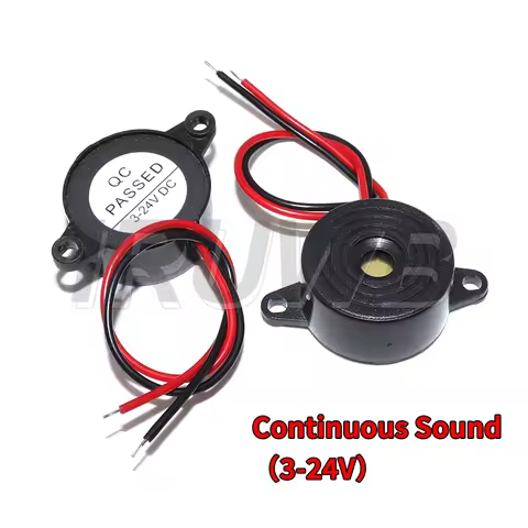 SFM-20B DC 3-24V High Decibel Buzzer Continuous Sound Buzzer 2312 Active Piezo Buzzers, for Arduino 