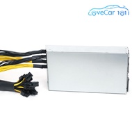 2200W ETH Mining Bitcoin Power Supply 6ขาสำหรับ BTC Miner เซิร์ฟเวอร์ Ethereum Miner
