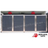 【PRE-ORDER MFG 1】14x5.5ft Main Folding Gate / Pintu Pagar / Stainless Steel 304 / Aluminium / Klang Valley / KL
