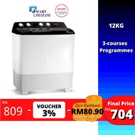 Sharp Semi-Auto Washing Machine (12kg) EST1216