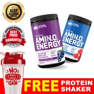 FREE SHAKER | Optimum Nutrition Essential Amino Energy, 30 Servings - Post Workout, Amino Acids, Glu